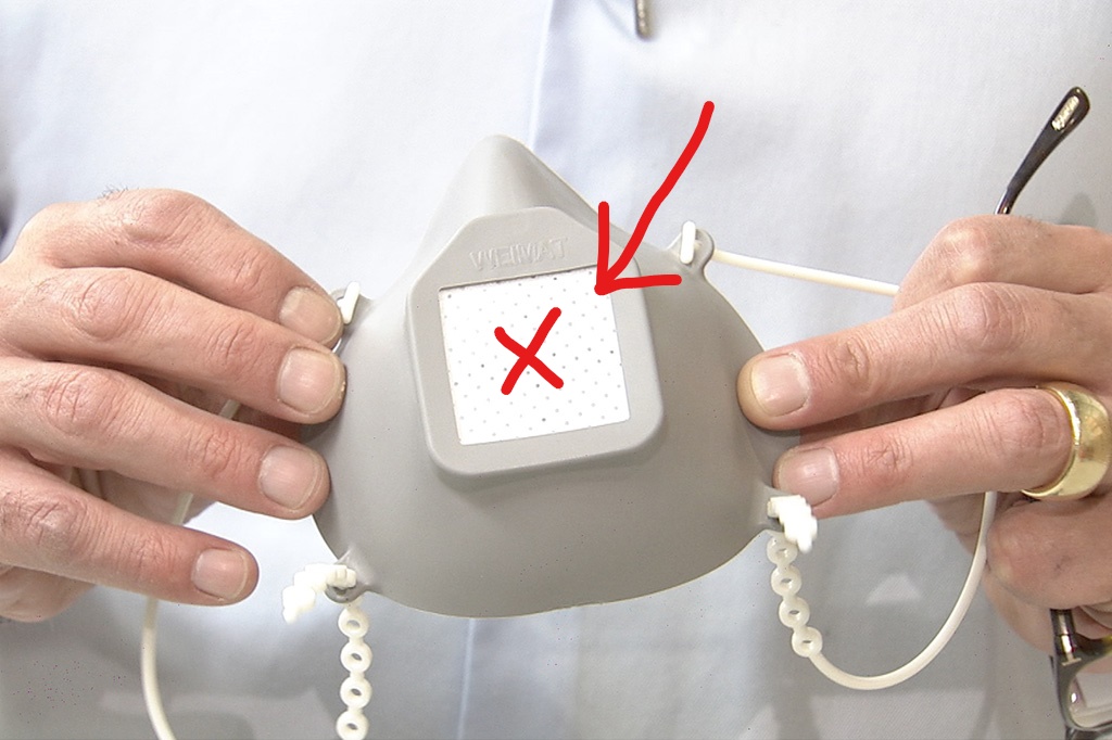 Filtre p.masque caoutchouc FFP2 - 25pces